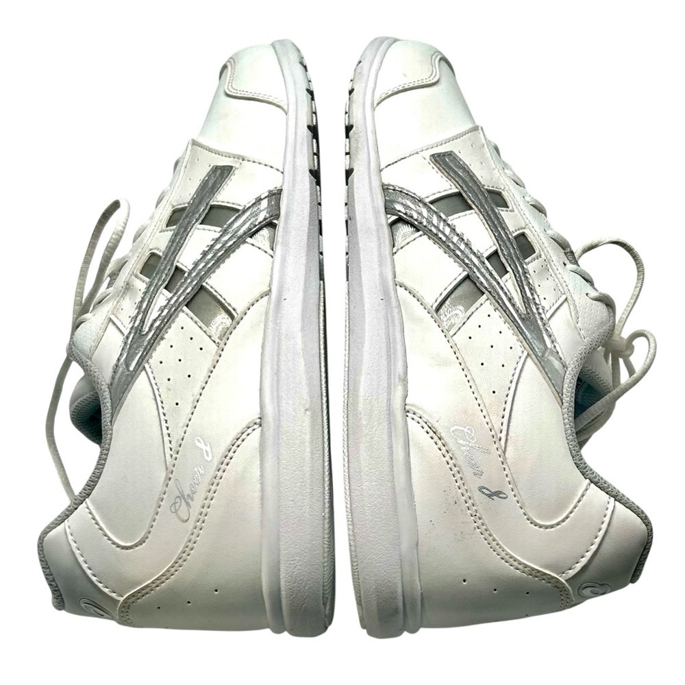 Cheer White & Silver Adult Cheerleading‎ Shoes. Size 11.5 - Picture 9 of 9